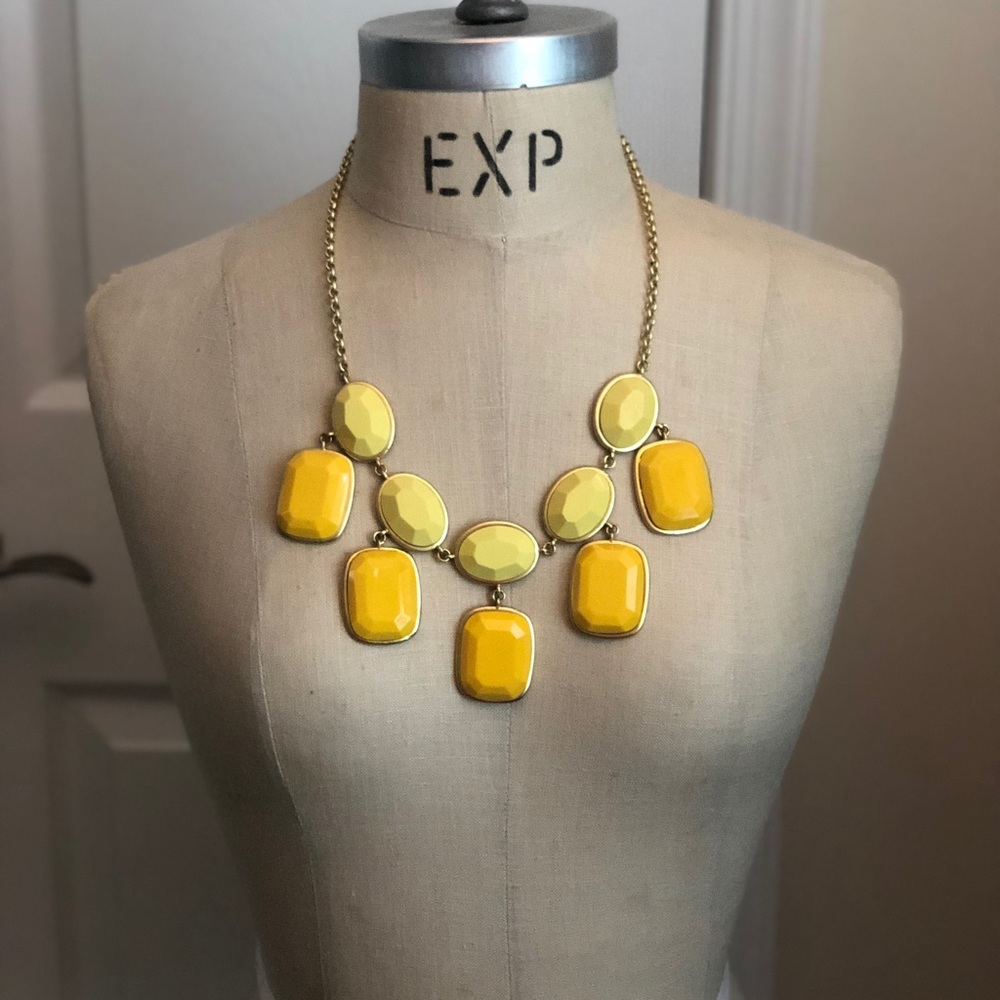 Jcrew geo statement necklace